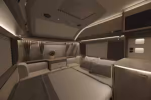 2026 Conqueror 480 Front Lounge Night Bed